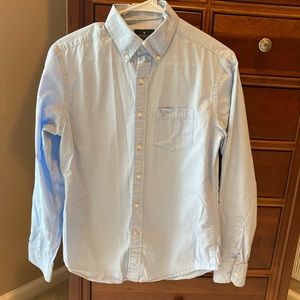 American Eagle Outfitters men’s button down shirt, light blue, size XS